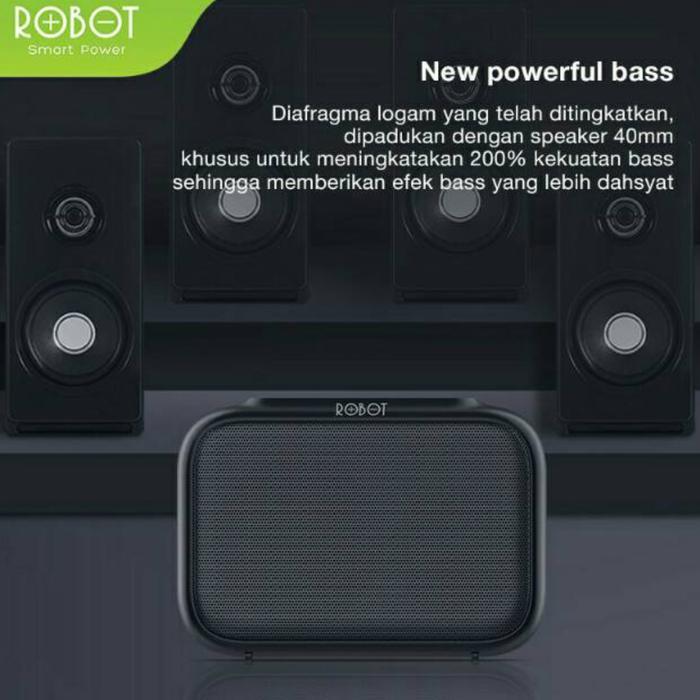 Speaker Bluetooth Robot Rb100 Music Box Wireless Super Bass Mini Terjamin
