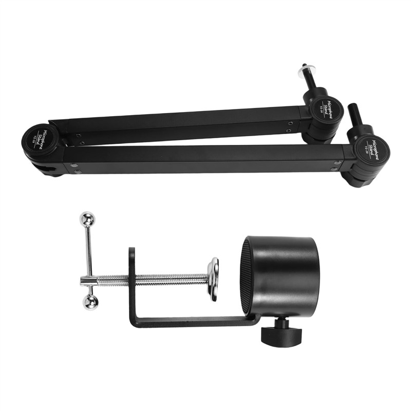 ABDE-Microphone Boom Stand Adjustable Suspension Boom Stand For Studio And Live Performances