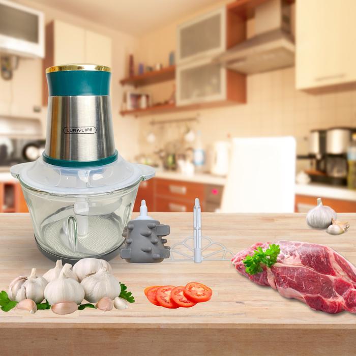 Panasonic - Food Chopper Fp02B Chopper Kaca 2L Penggiling Daging Multifungsi 300Watt Pisau Sudah