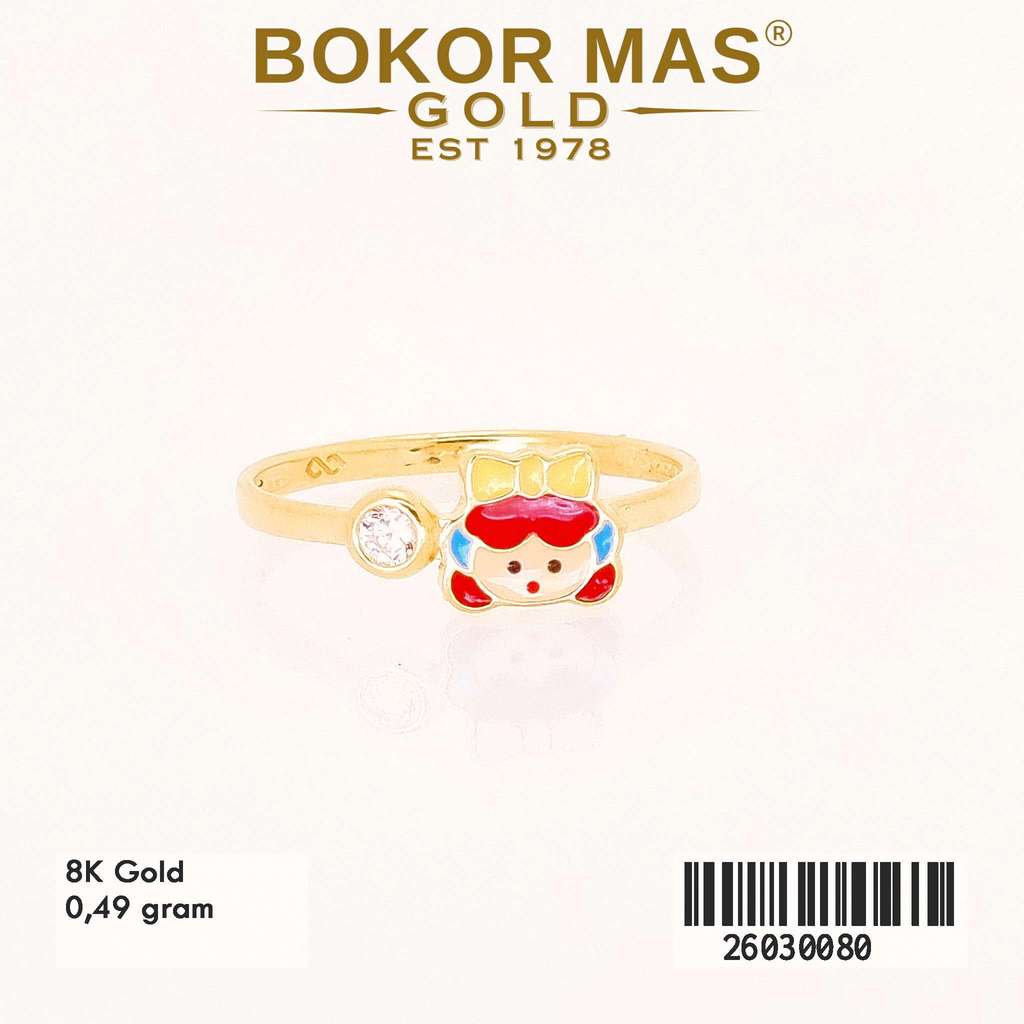 Cincin Anak Variasi Boneka Emas 375 8K 26030080 - BokorMas Gold