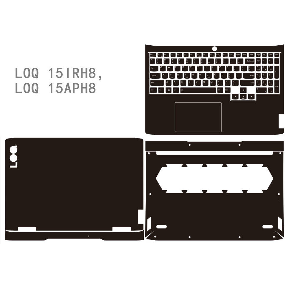 For LENOVO LOQ 15AHP10 15IRX10 15IRX9 15ARP9 15AHP9 2024 LOQ 15IRH8 15APH8 Pre-Cut Laptop Vinyl