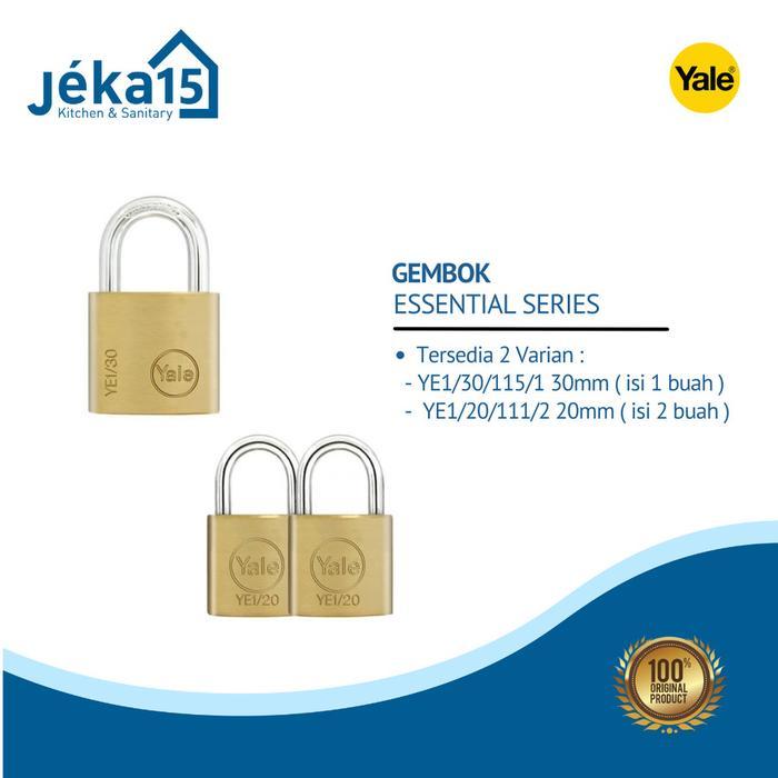 GEMBOK PADLOCK YALE ESSENTIAL SERIES