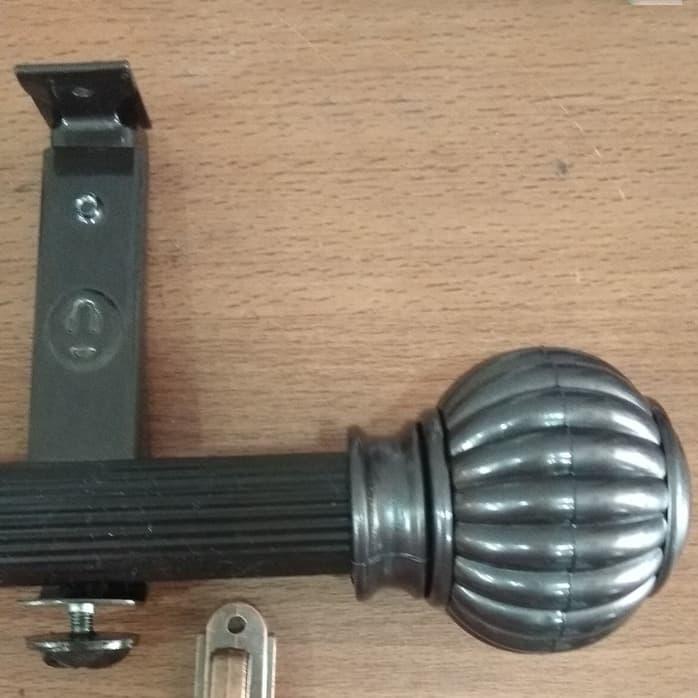 "New" Rel gorden garis / tiang gorden / rel hordeng / rel rollet/ polos