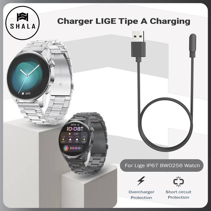 KABEL CHARGER LIGE IP67 SMARTWATCH TIPE A CHARGING