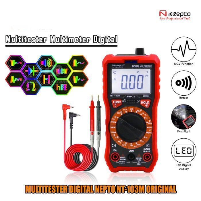 Multitester Digital Nepto Nt-103M Avometer Nt 103M Multimeter