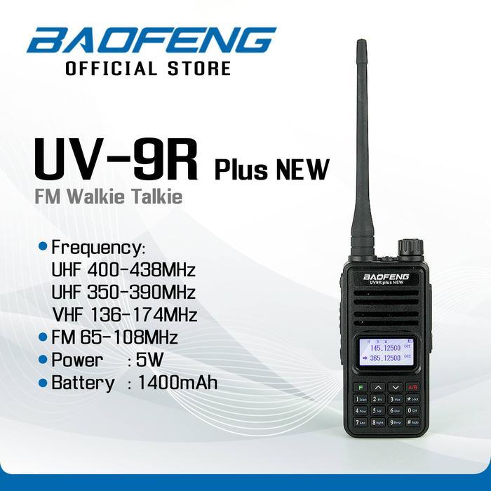 Baofeng Uv-9R Plus New (5W) Walkie Talkie Ht - Baofeng Indonesia