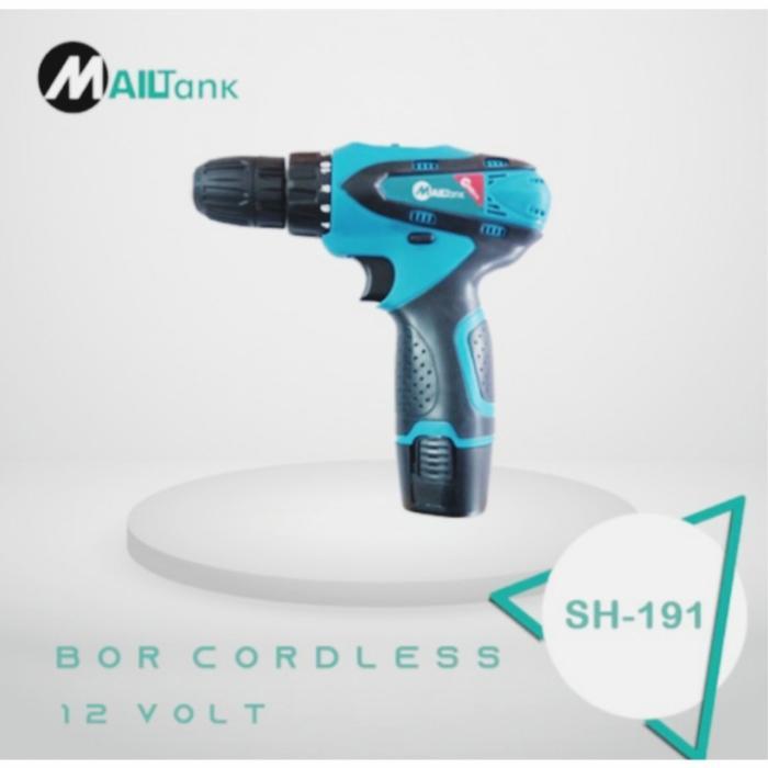 Mesin Bor Baterai Cordless Drill 12V Mailtank Sh-191 / Bor Cas 12V