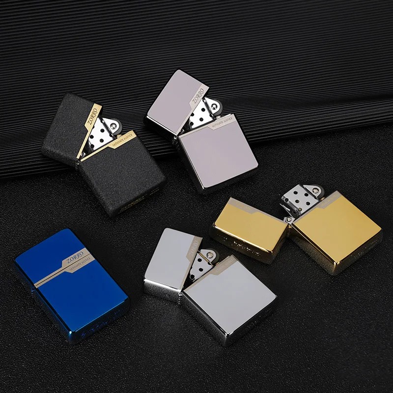 Zorro Kerosene Lighter, Double-headed Logo, Original Copper, Copper Shell, Windproof, Hot-selling,