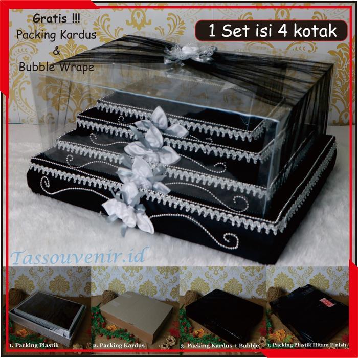 Hantaran Pernikahan Seserahan Box Nikahan Seserahan Isi 4 Pcs Bunga Hantaran Hantaran Hiasan Pita