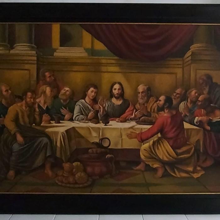 Lukisan leonardo davinci 120x180