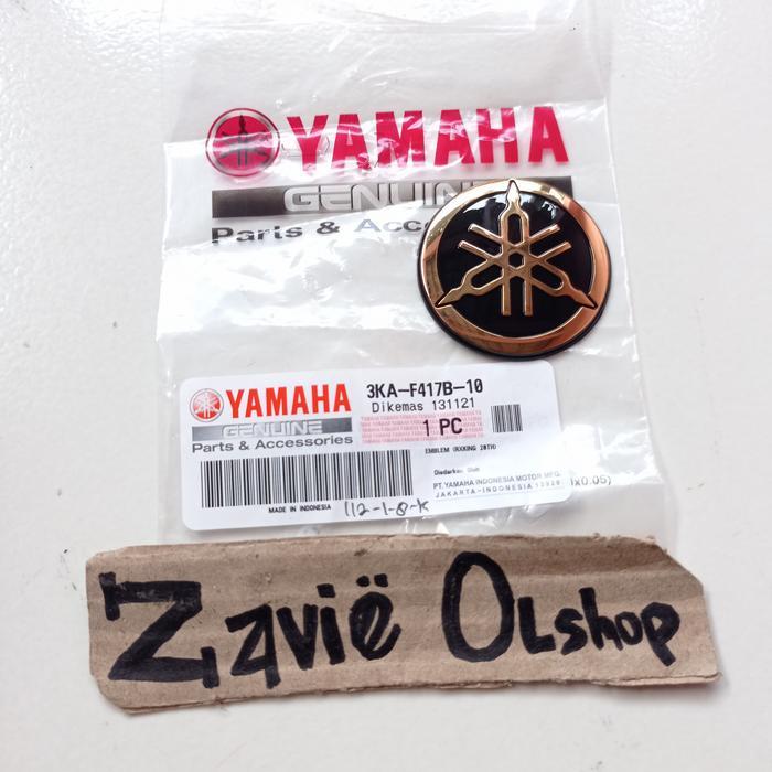 Emblem Logo Yamaha Tangki Kanan Yamaha Rx King 2003 Se Gold Original