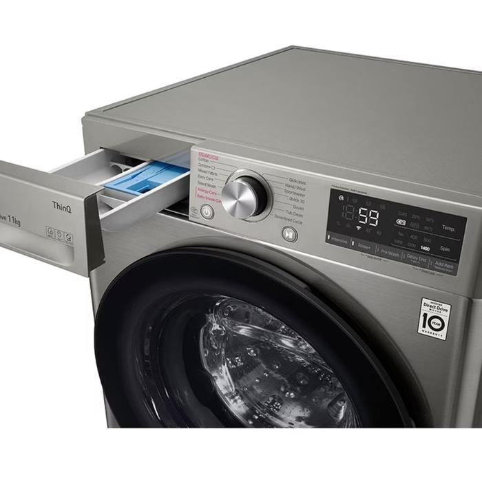LG FV1411S4PN FRONT LOADING 11 Kg - LG FV1411 MESIN CUCI 11 Kg DIRECT