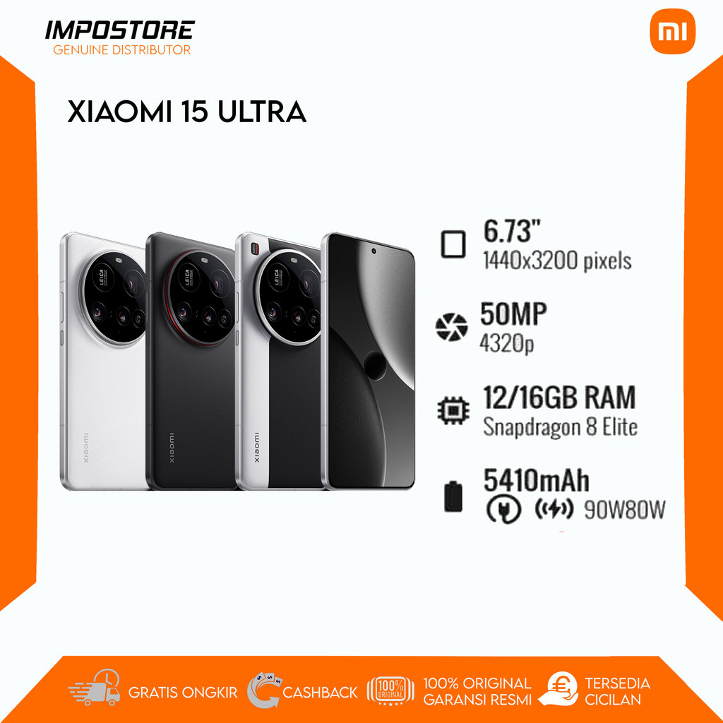XIAOMI 15 ULTRA - 16/512GB - SNAPDRAGON 8 ELITE - REPACK