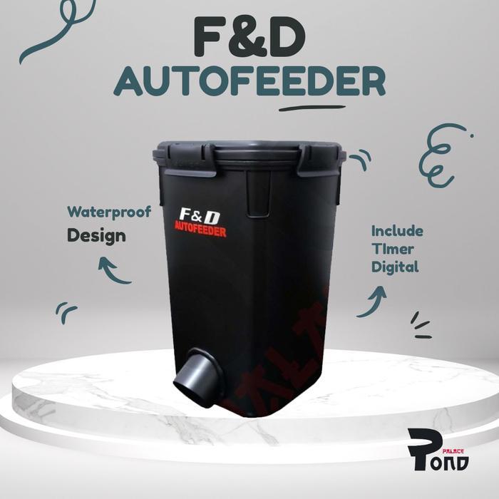 Auto Feeder 1 Kg Pemberi Makan Ikan di Kolam Otomatis
