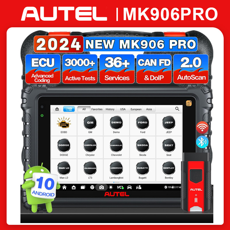 FLASH SALE    Autel MaxiCOM MK906Pro Diagnostic Scanner ECU Coding Diagnostic Tools Bi-Directional C