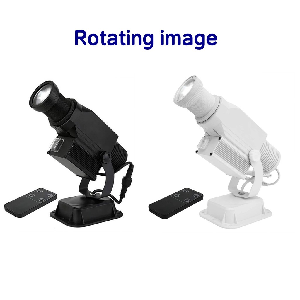 BELI SEKARANG Custom 15W LED Gobo Projector Rotating Logo Projector Waterproof for Company Bar MRWUX