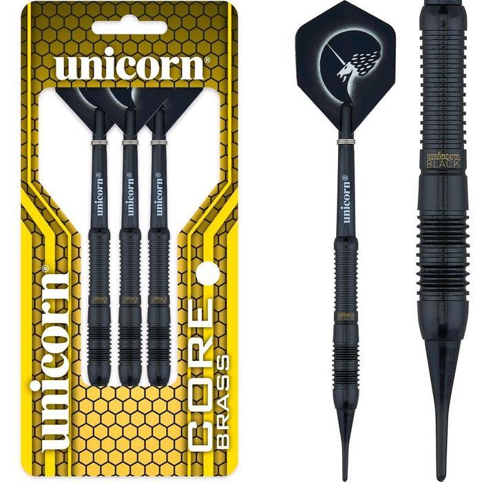 Dart soft tip Unicorn Core Black Brass Style2 16 gr