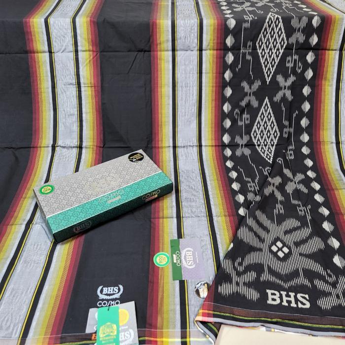 Sarung Bhs Cosmo Silver (Best Seller) Berbahan Viscose Blend Dengan Karakteristik Dingin Dan Kain