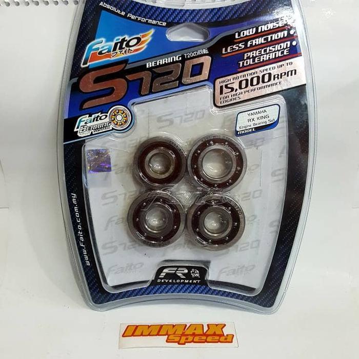 Bagus Bearing Lahar Faito Full Set S720 Rxking Rx King Ceramic Keramik C4 C5 Terlaris