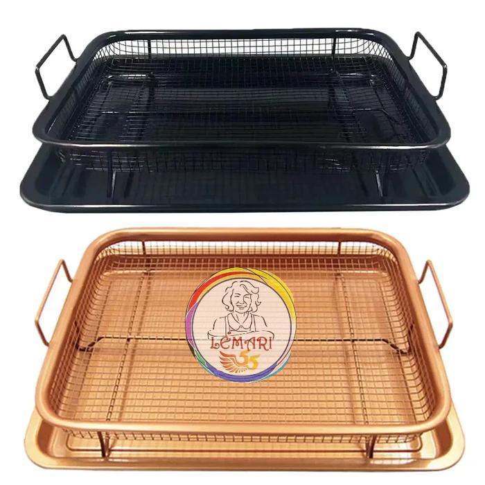 Saringan Baki Peniris Minyak Anti Karat Tirisan Makanan