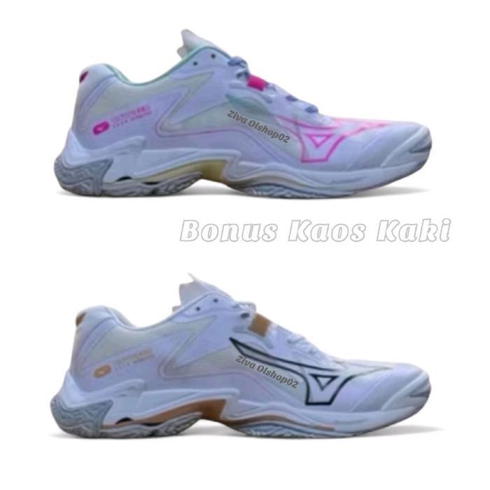 sepatu voli wanita wlz8 low super premium import sepatu volly cewek