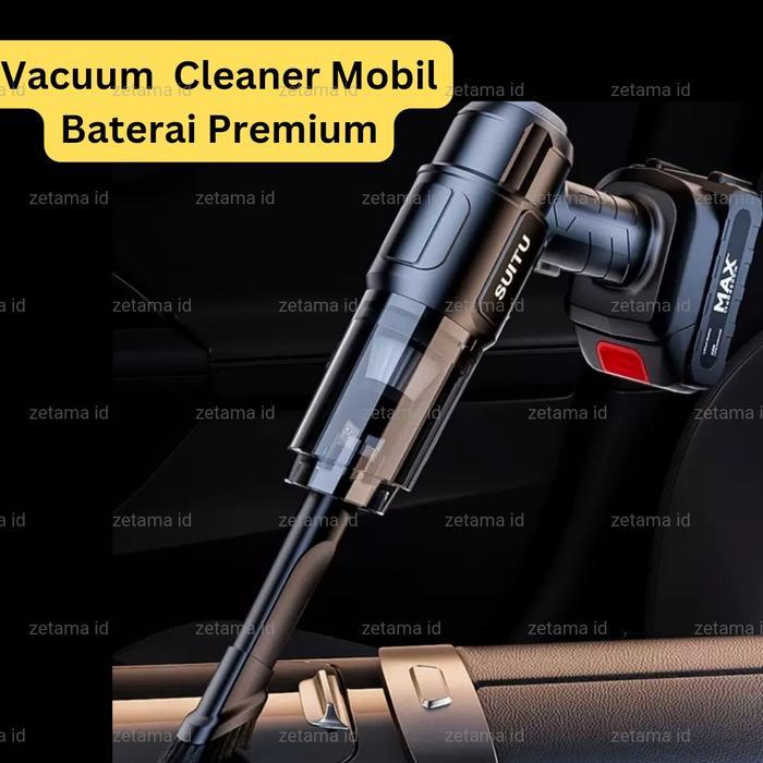 Terbaru Suitu Vacuum Debu Portable Baterai Kapasitas Besar Penyedot Debu Premium Vakum Mobil