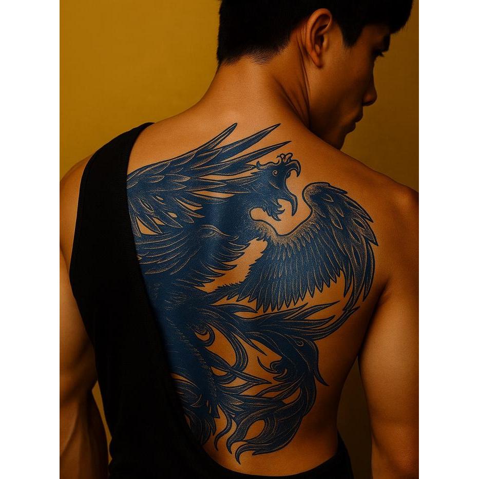 BIGSALE POTATOO FRUIT INK FULL BACK TATO TEMPORER BESAR UNTUK PUNGGUNG TAHAN AIR