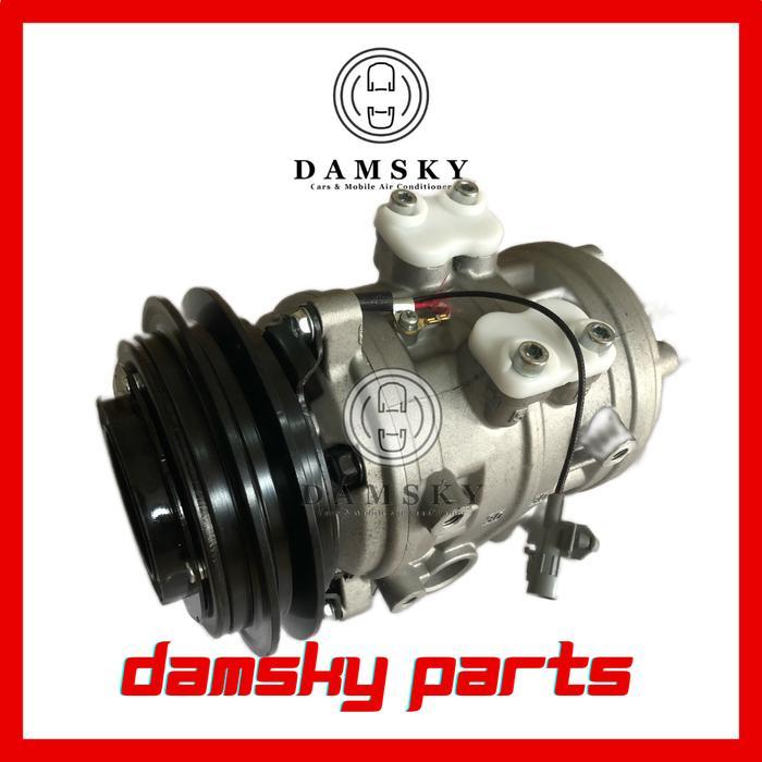 KOMPRESOR COMPRESSOR AC MOBIL BUS 10P 30B 10P30B 24VOLT