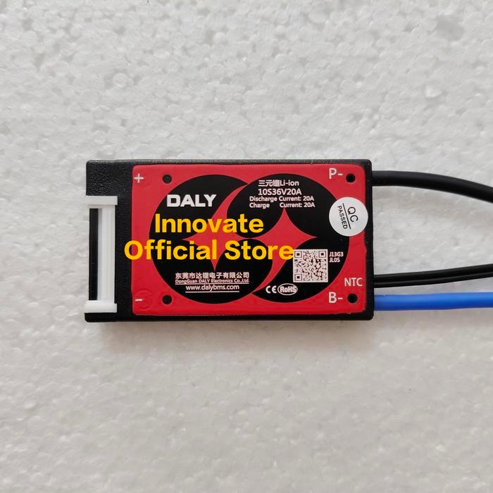 Bms Daly 10S 36V 20A Baterai Lithium 18650 Hautsdefran