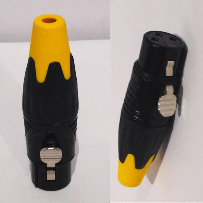 Stx Scnk - Jack Canon Female - Jek Xlr Cewe 3 Pin Warna Kuning Terpercaya
