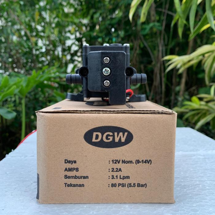 Pompa Air DC 12V Dinamo Sprayer Elektrik DGW Original