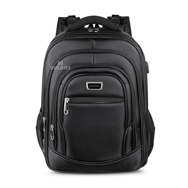 GOLDIES TAS POLO GOLDVERS PREMIUM ORI RANSEL PUNGGUNG PRIA WANITA FREE USB + RAIN COVER BACKPACK