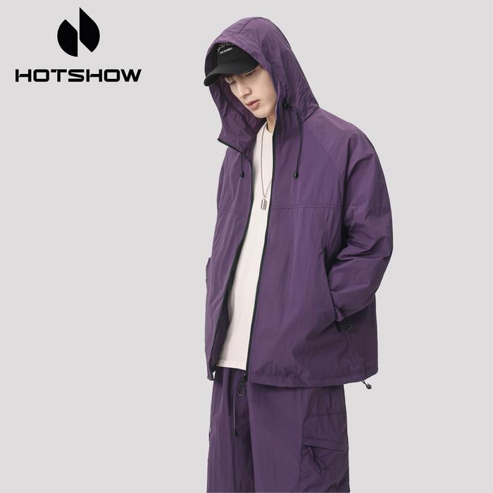 Hotshow Jaket Olahraga Pria Jaket Anti Uv Jaket Motor Tahan Angin Tahan Noda Minyak Tahan Air