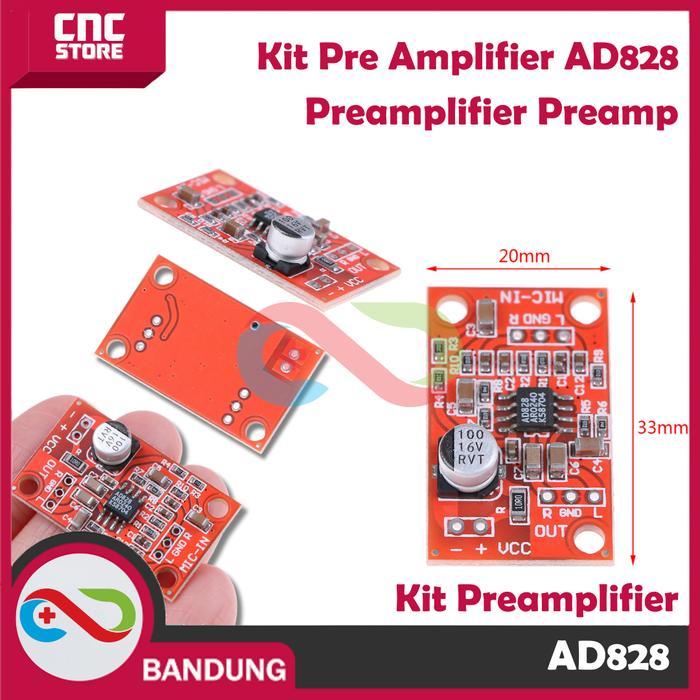 Kit Pre Amplifier AD828 Preamplifier Preamp .