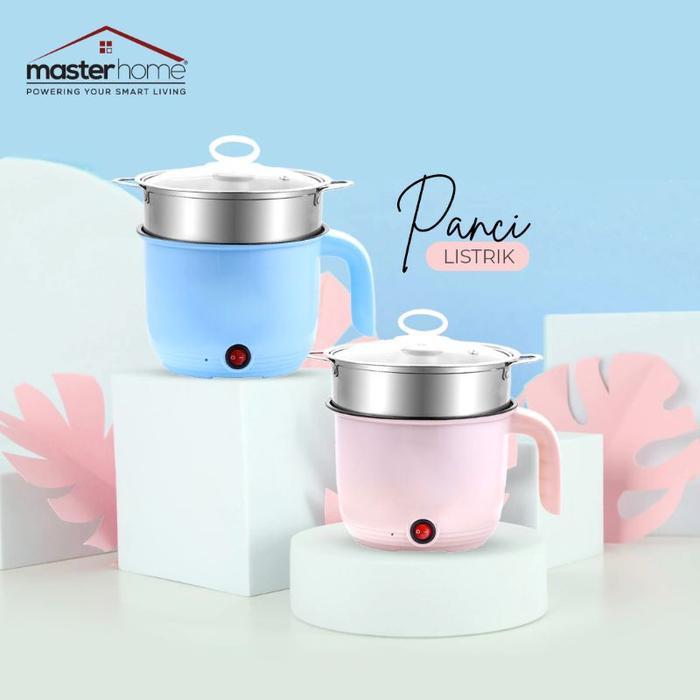 Masterhome Panci Elektrik Mini / Panci Listrik Free Kukusan / Panci Penggoreng