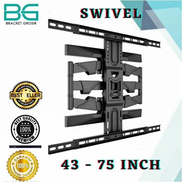 BRACKET TV LED BRACKET LED TV BRACKET 43 - 75 INCH FULL MOTION NB