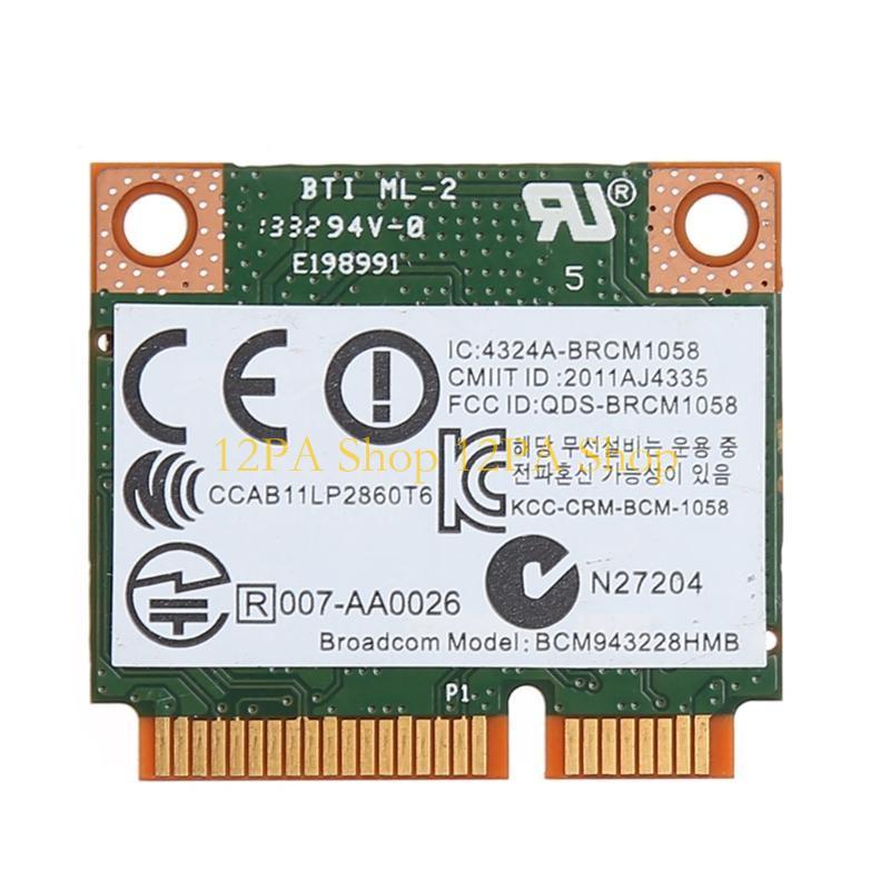12PA WiFi Card , Dual Band Wirless Mini PCI-E 802.11N WiFi WLAN Card, 300Mbps