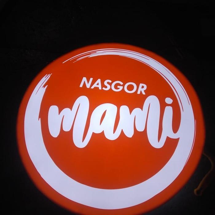 "New" Neon Box Bulat Dua sisi 2 sisi