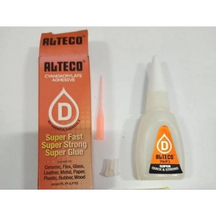 [[ GROSIR ]] PROMO Lem Alteco Lem G CyanoacrylateAdhesive type D isi 10pcs