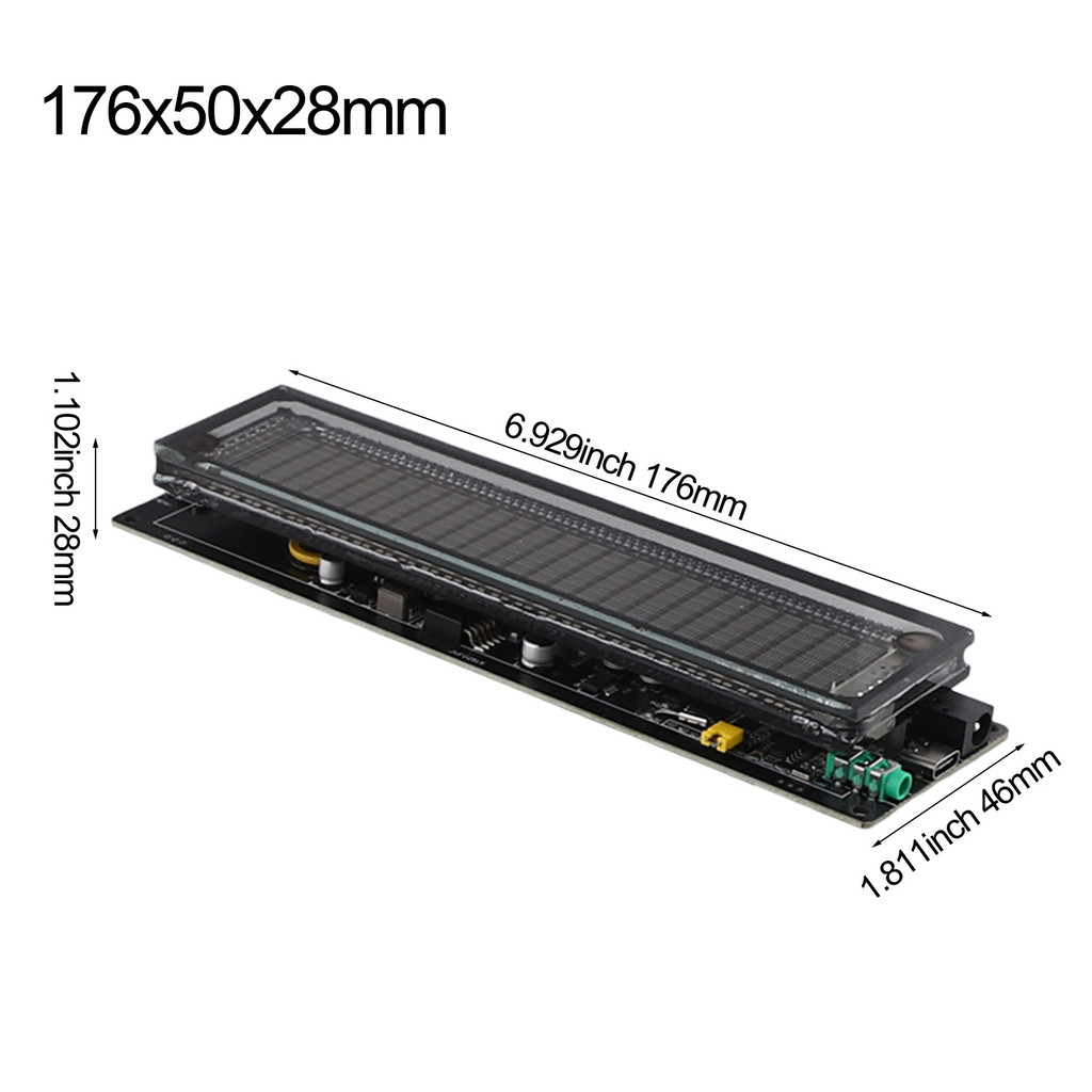 Audio Spectrum Analyzer Board Acrylic Meter VU Meter Screen Display VFD Sound Level Vacuum
