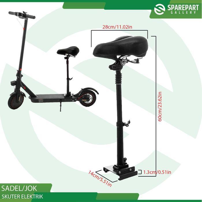Sadel/Jok Tempat duduk Skuter Elektrik Otoped 8.5inch
