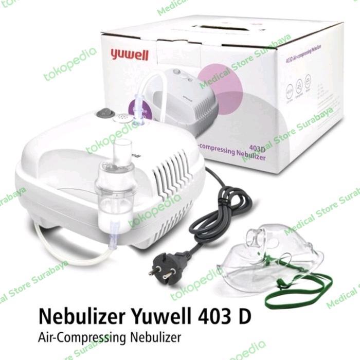 Nebulizer 403D Yuwell Alat Terapi UAP Asma Pernafasan Set Obat