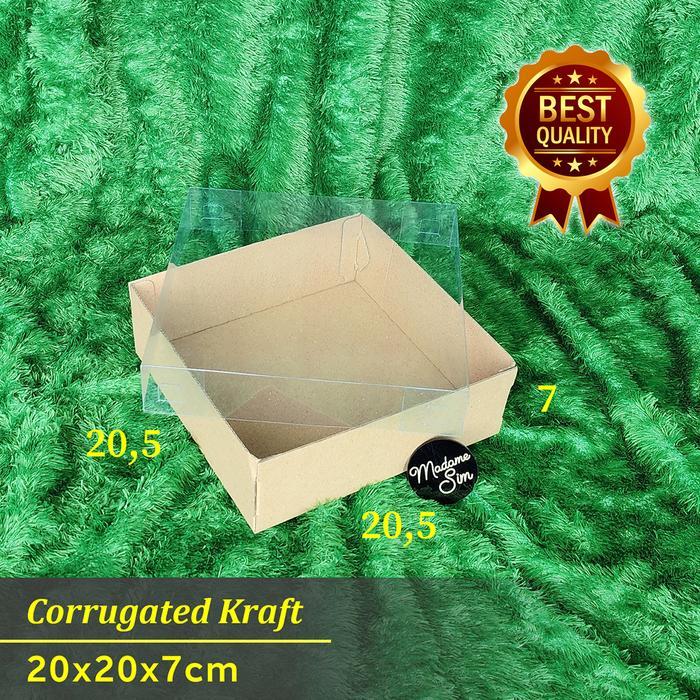 BOX MIKA - DUS KUE - KOTAK - KARDUS 20x20x7