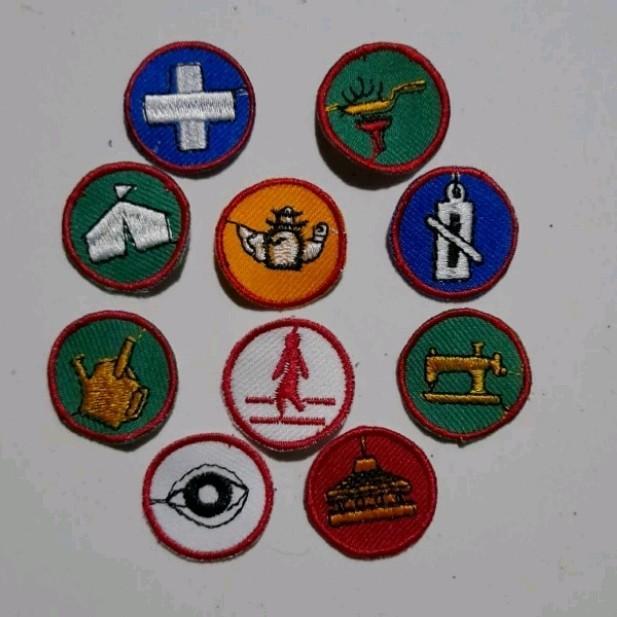 tkk pramuka 10 wajib penggalang purwa isi 10 pcs bordir