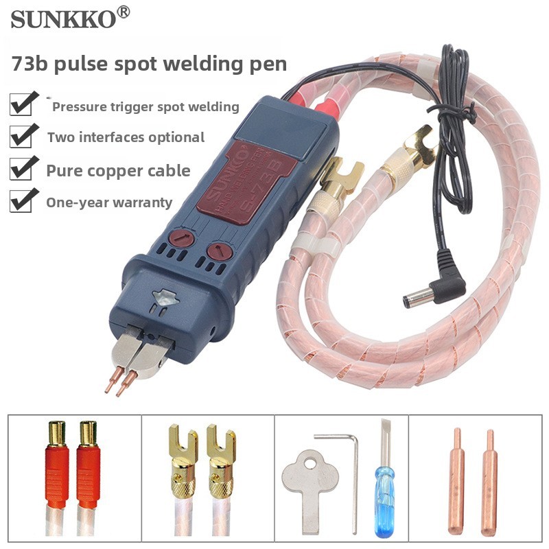 SUNKKO 73B Spot Welding Pen Spot Welder Pen for Welding Batteries Integrated Spot Welding Pen Spot W