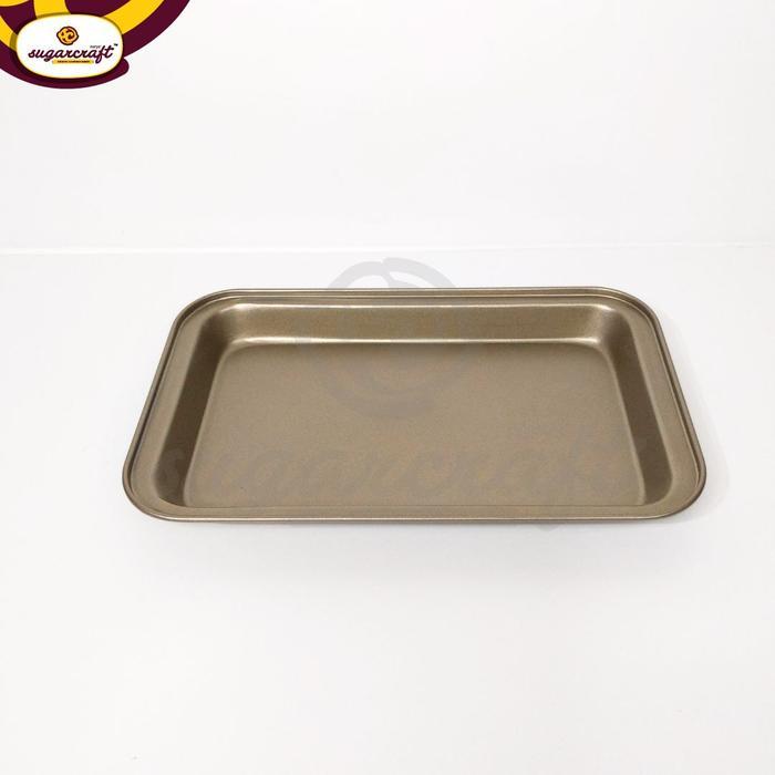 Loyang persegi panjang kecil anti lengket 28cm x 18cm cake pan