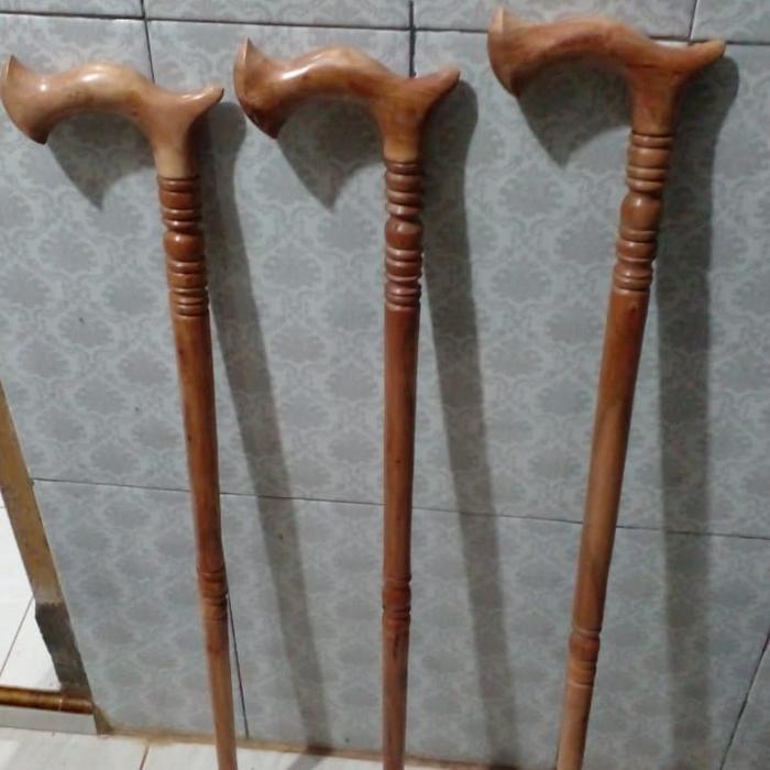 TONGKAT JALAN KAYU STIGI ASLI/TONGKAT LAYU Stigi ORIGINAL 1 METER