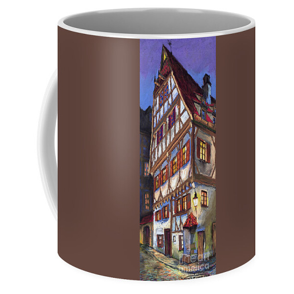 Mug Kopi Jalan Tua Ulm Jerman Germany Ulm Old Street Coffee Mug