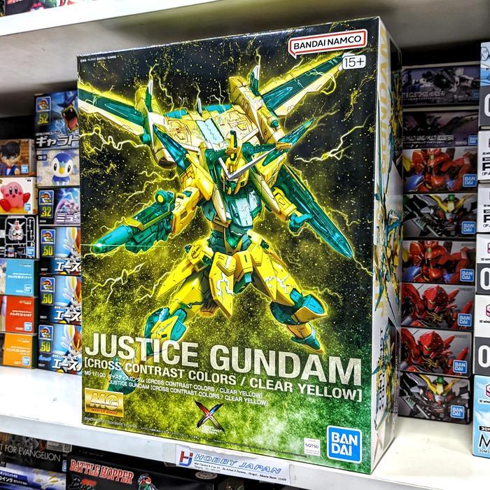 MG Justice Gundam Cross Contrast Colors / Clear Yellow