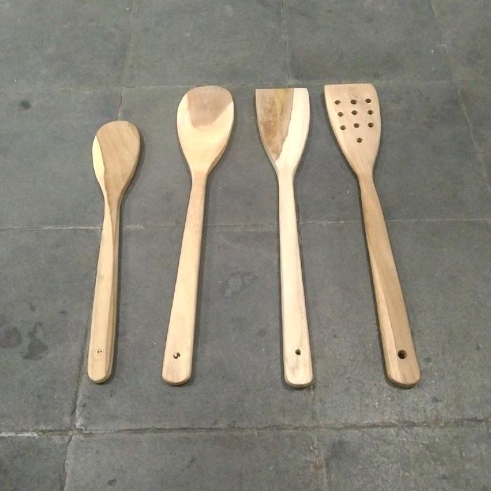 Spatula Jati / Sutil Jati / Irus Jati / Spatula Kayu / Irus Kayu